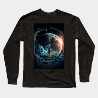 One More Step - Sci-Fi Tee Long Sleeve T-Shirt